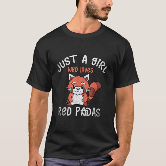 Animal Panda Bear Bamboo Red Panda T-shirt (Voorkant)