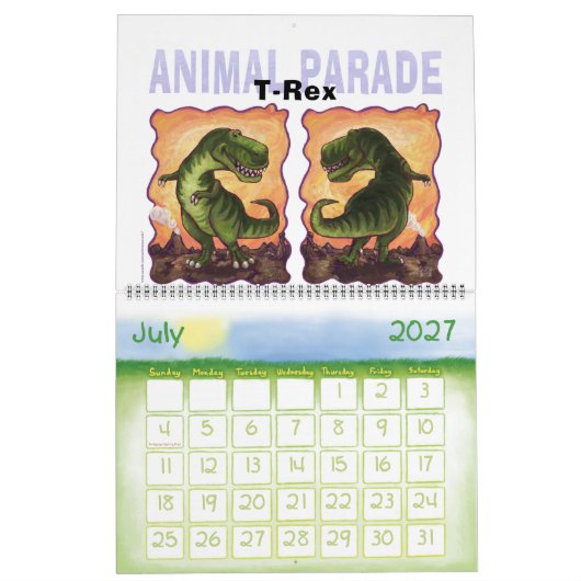 Animal Parade Calender Kalender (Jul 2027)
