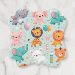 Animal Parade Favorieten Tags Bedankjes Labels