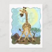 Animal Parade Giraffe Briefkaart (Voorkant)
