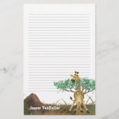 Animal Parade Giraffe Briefpapier (Voorkant)