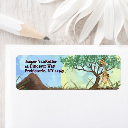 Animal Parade Giraffe Etiket (Insitu)