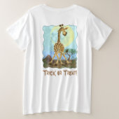 Animal Parade Giraffe Grote Maat T-shirt (Design achterkant)