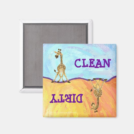 Animal Parade Giraffe Magneet (Voorkant / Achterkant)