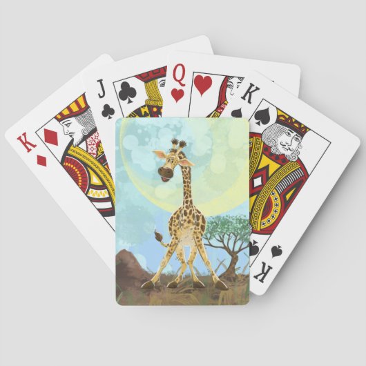 Animal Parade Giraffe Pokerkaarten (Achterkant)