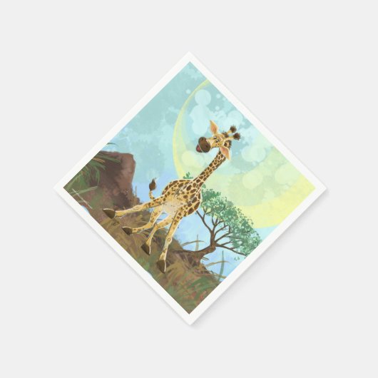 Animal Parade Giraffe Servet (Hoek)
