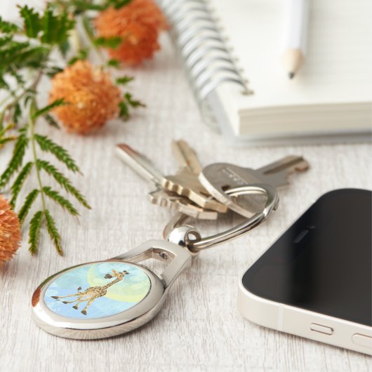 Animal Parade Giraffe Sleutelhanger (Zijkant)