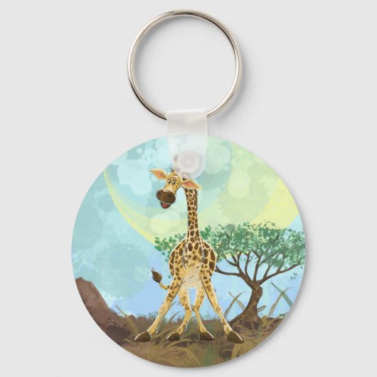 Animal Parade Giraffe Sleutelhanger (Voorkant)