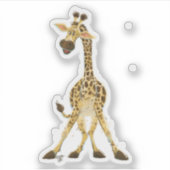 Animal Parade Giraffe Sticker (Voorkant)