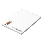 Animal Parade Highland Koe Notitieblok (Linkerzijde)