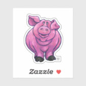 Animal Parade Pig Sticker (Vel)