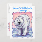 Animal Parade Polar Beer Aankondigingskaart (Voorkant / Achterkant)