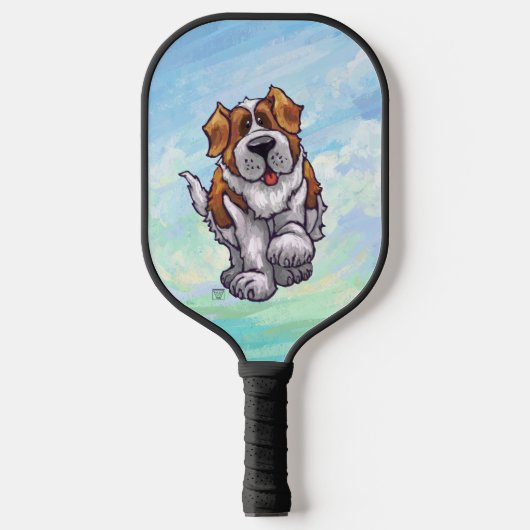 Animal Parade Saint Bernard Pickleball Paddle (Voorkant)