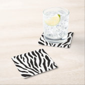 Animal Pattern Print Kartonnen Onderzetters (Insitu)