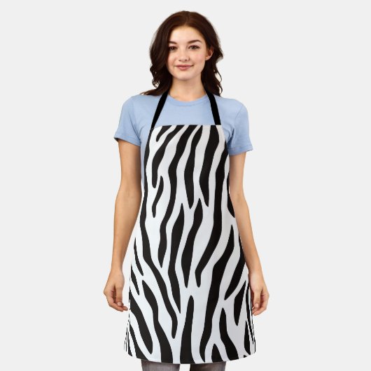 Animal Pattern Print Schort (Gedragen)