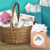 Animal Pattern Verjaardagsballonnen Stickers