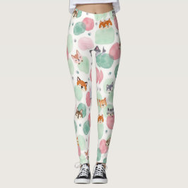 Animal Peking Out van Achter Patroon Leggings
