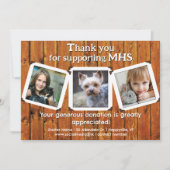 Animal Photos Donation Thank You Shelter Cards Kaart (Voorkant)