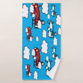 Animal Pilot Nursery Art Badhanddoek (Badhanddoek)