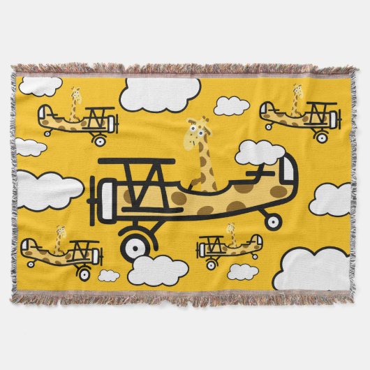 Animal Pilot Nursery Art Deken (Voorkant)