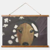 Animal portraits Wood Topped Wall Tapestry Hangend Wandkleed (Voorkant 2)