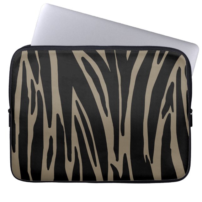 Animal Print 13-inch electronics tas (Voorkant)