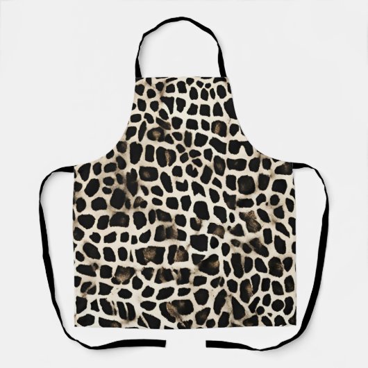 Animal Print - All-Over Print Apron Schort (Voorkant)