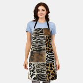 Animal Print - All-Over Print Apron Schort (Gedragen)