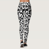 Animal print blanco y negro leggings (Achterkant)