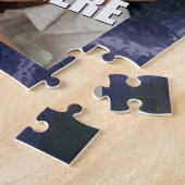 Animal Print Blue Legpuzzel (Zijkant)