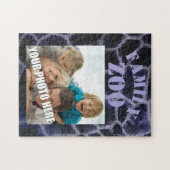 Animal Print Blue Legpuzzel (Horizontaal)