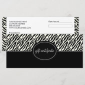 Animal Print Boutique Style Cadeaubonnen (Voorkant / Achterkant)