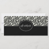 Animal Print Boutique Style Cadeaubonnen (Voorkant)