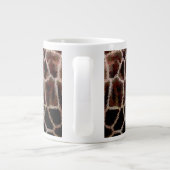Animal Print Brown Grote Koffiekop (Achterkant)