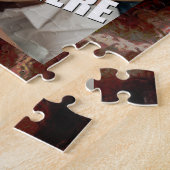 Animal Print Brown Legpuzzel (Zijkant)