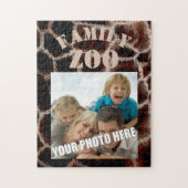 Animal Print Brown Legpuzzel (Verticaal)