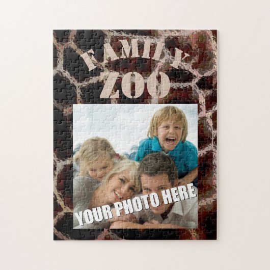 Animal Print Brown Legpuzzel (Verticaal)