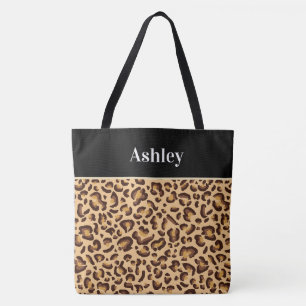 Animal Print Canvas tas
