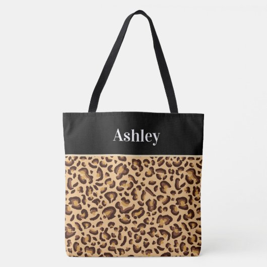 Animal Print Canvas tas (Voorkant)