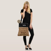 Animal Print Canvas tas (Op model)