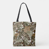 Animal Print Canvas tas (Achterkant)
