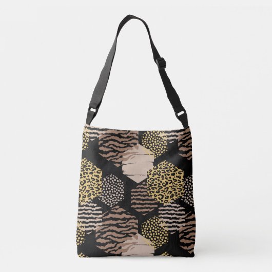 Animal Print Canvas tas (Achterkant)