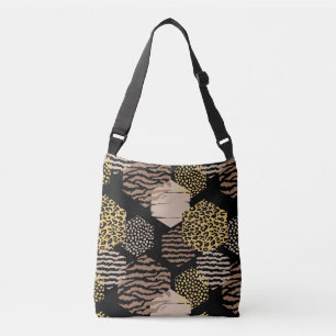 Animal Print Canvas tas