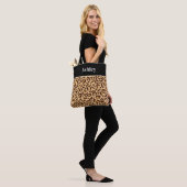Animal Print Canvas tas (Op model)
