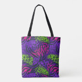 Animal Print Canvas tas (Achterkant)