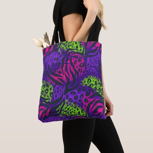 Animal Print Canvas tas (Dichtbij)