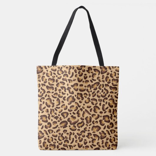 Animal Print Canvas tas (Voorkant)