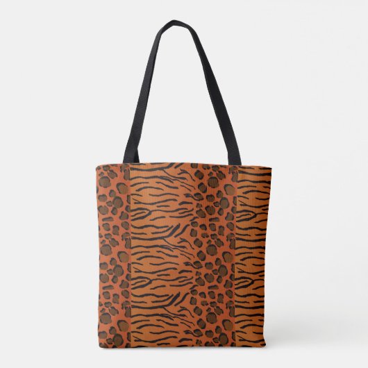 Animal Print Canvas tas (Achterkant)