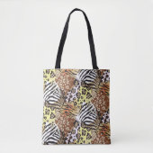 Animal Print Canvas tas (Voorkant)