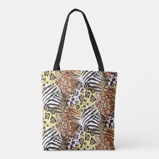 Animal Print Canvas tas (Achterkant)